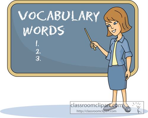Vocabulary Words